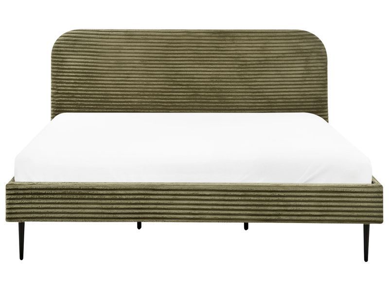 Ліжко Corduroy FLAYAT 180 x 200 см (EU Super King) Зелене 321125-599520 фото