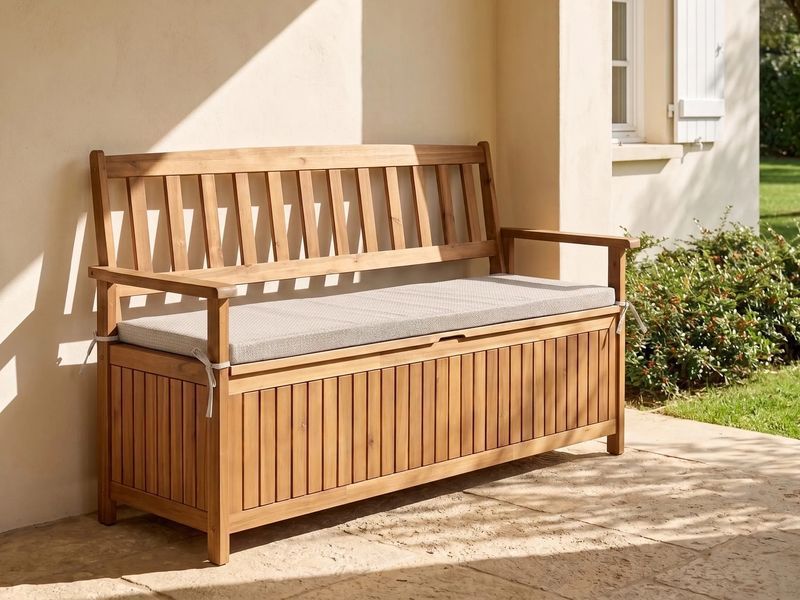 Накладка на сиденье скамьи SOVANA 148 x 45 см, бежевая. 376860-828595 фото