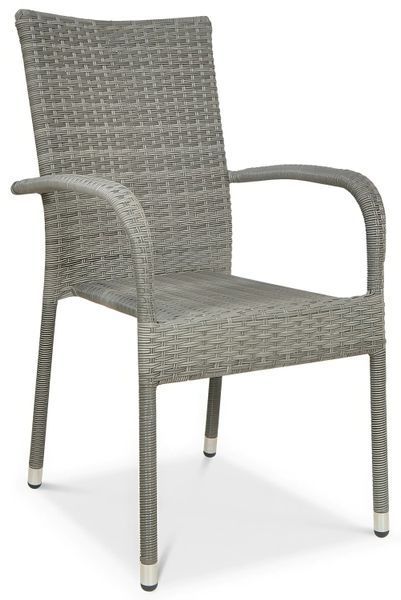 Садовий комплект FIESTA/LUGO 4+1 Dolphin Grey з техноратангу 002836-9990427 фото