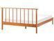 Ліжко з соснового дерева BARRET 140 x 200 см (EU Double) Коричневий 347119-410610 фото 4