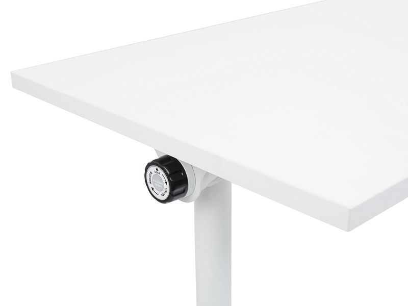 Складаний офісний стіл CAVI Білий 120 см 60 см з колесами 317169-509008 фото
