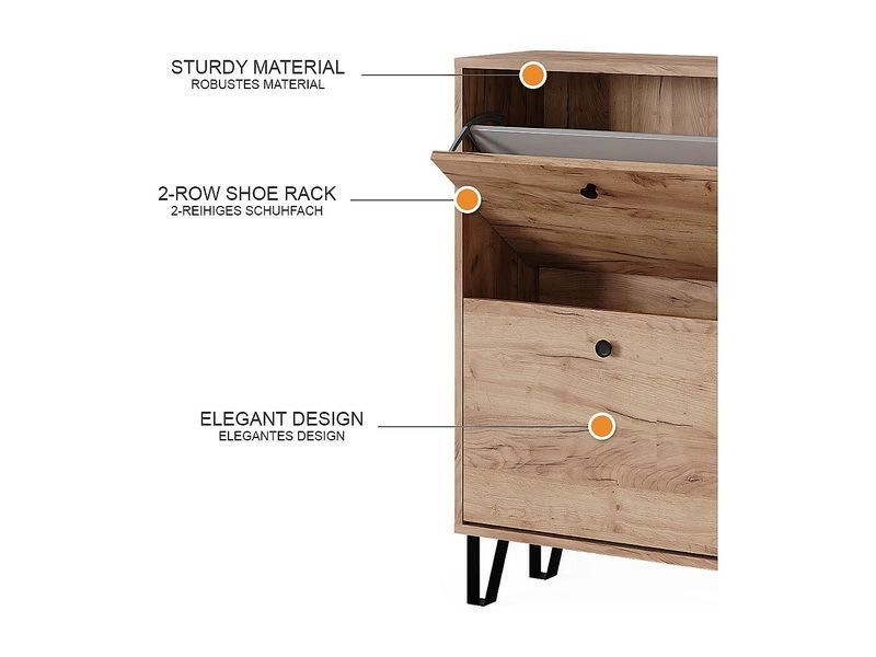 Shoe tipper golden oak energy 60x26x92 siri 4779110-0057974 фото