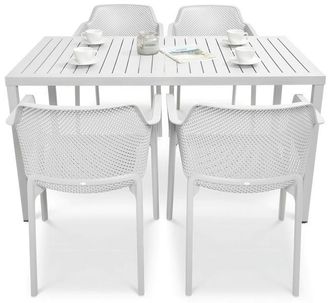 Садовий набір Nardi NET/CUBE 140 4+1 Bianco 002591-9991228 фото