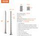 Стойка для лестничного ограждения VEVOR Cable 106,68 x 5,08 x 5,08 см, угол 30&deg;, отверстие, 12 предварительно просверленных отверстий, стойка из нержавеющей стали SUS304 с изогнутым кронштейном, серебристый 1JZLGZ1067556VUN5V0 10366-1JZLGZ1067556VUN5V0 фото 7