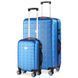 Комплект жорстких валіз з ABS-пластику, розміри M XL, замок TSA, синій. 994393-de фото