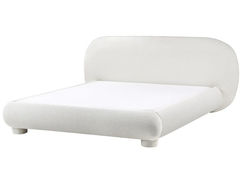 Кровать Boucle BAYEL 160 x 200 см (размер EU King Size) кремового цвета 352717-713824 фото