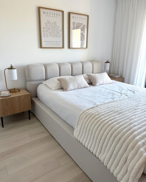 Тканина для отоманки BASTON 160 x 200 см (розмір EU King) кольору кремово-білого 328990-638229 фото