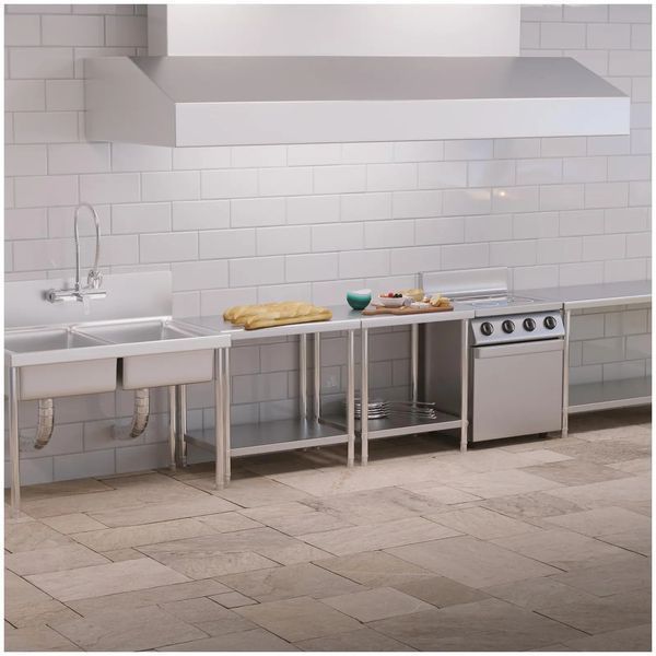 Рабочий стол из нержавеющей стали - ПРЕМИУМ - 60 x 60 см - 250 кг - Royal Catering 10011351-ex-0144 фото