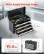 Ящик для инструментов VEVOR 520x218x361 мм, ящик для инструментов с 4 выдвижными ящиками, кейс для инструментов с вставками из EVA, замок ящика на шарикоподшипниках с порошковым покрытием, многофункциональный органайзер для инструментов. 0718-CTSBXSGJX20ILXNNKV0 фото 2