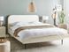 Ліжко Corduroy FLAYAT 160 x 200 см (EU King Size) Білого кольору 321120-599463 фото