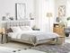 Ліжко зі штучної шкіри AMBERT 160 x 200 см (EU King Size) кольору Taupe 315131-229279 фото