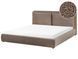 Ліжко букле BAJONNA 180 x 200 см (EU Super King) Коричневий 333601-650095 фото