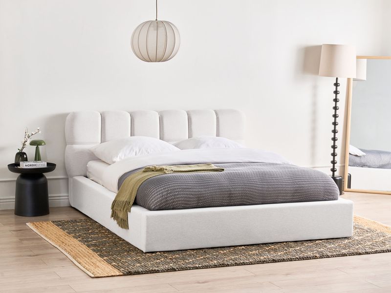 Тканина для отоманки BASTON 160 x 200 см (розмір EU King) кольору кремово-білого 328990-638229 фото