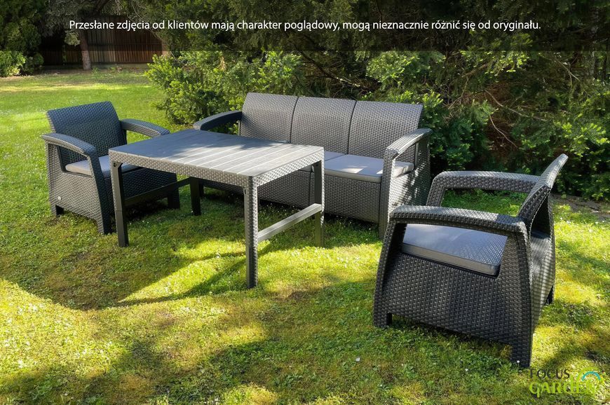Набор для сада CORFU MAX 3 Graphite 006419-9990630 фото