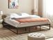 Ліжко металеве VIRY 180 x 200 см (EU Super King) Чорне 310859-437823 фото 2