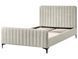 Ліжко букле LUNAN 120 x 200 см (EU Small Double) Бежевий 349223-676079 фото 5