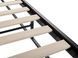 Ліжко металеве VIRY 180 x 200 см (EU Super King) Чорне 310859-437823 фото 5