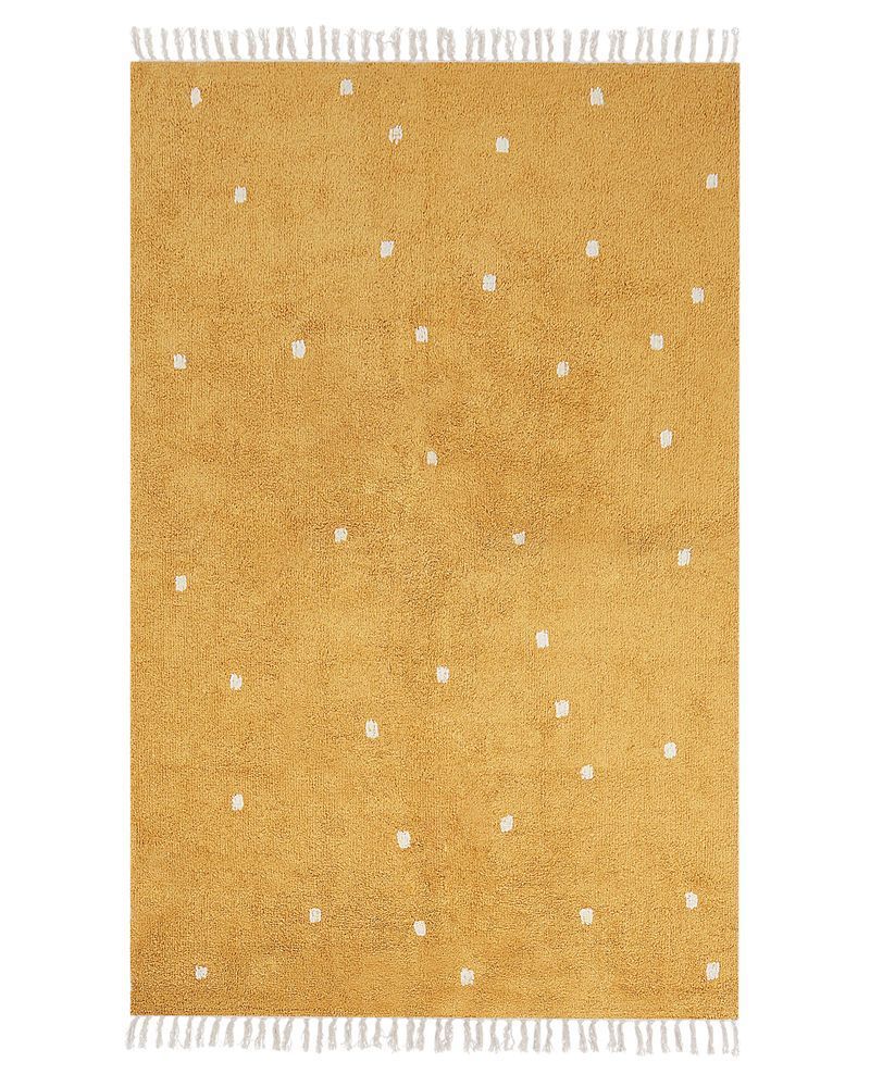 Килим ASTAF Гірчичний 140 x 200 см Бавовна 343088-460412 фото