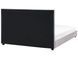 Ліжко оксамитове ROUEN 180 x 200 см (EU Super King) Темно-сіре 338481-645650 фото 4