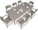 Садовий набір Nardi TRILL/LIBECCIO 8+1 Tortora 002557-9990731 фото 3