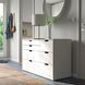 ІКЕА NORDLI НОРДЛІ, 393.368.84 Комод, 7 шухляд, білий, 120x76 см 393.368.84 фото 2