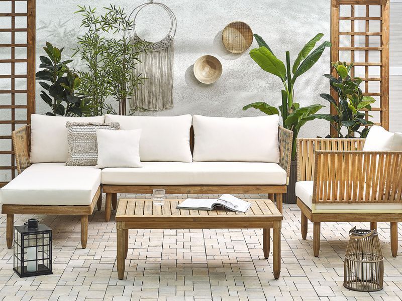 Комплект накидок для вулиці CREMONA кольору Off-White 335516-611632 фото
