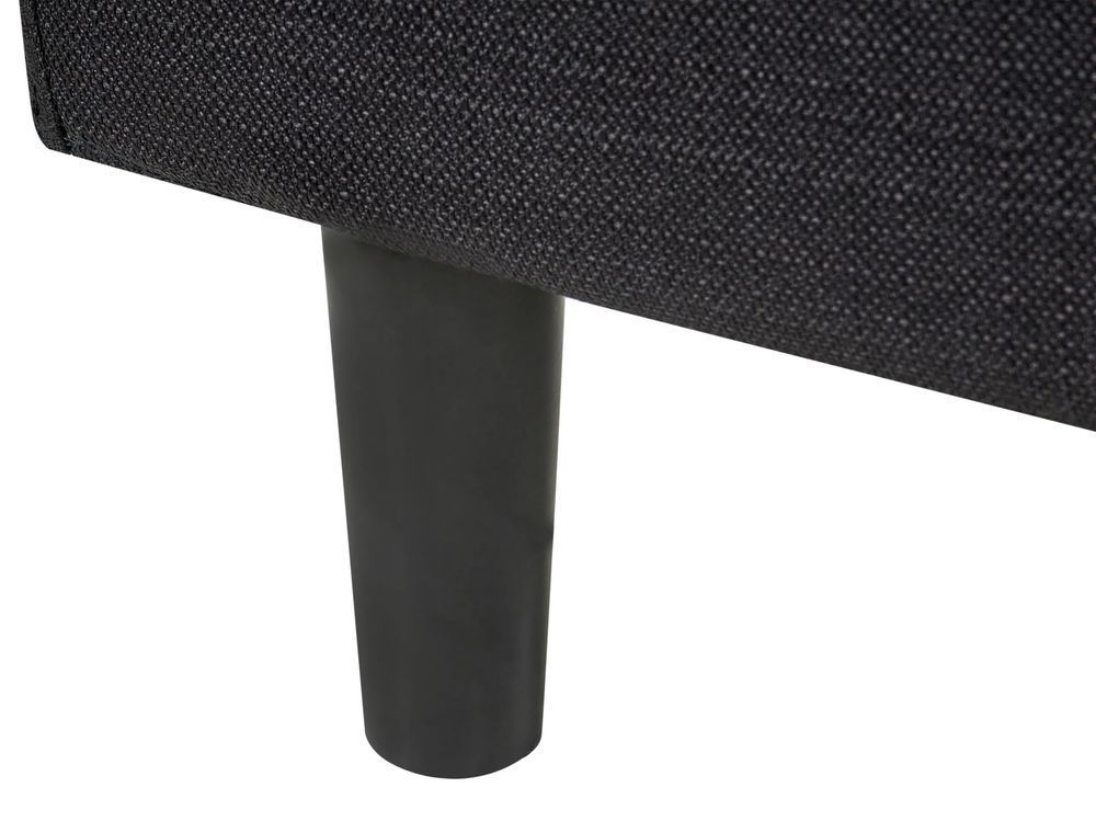 Чохол для каркаса ліжка FITOU 120 x 200 см Чорний 341163-661714 фото