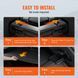 Висувна кришка багажника VEVOR, водонепроникна кришка багажника, захисна накладка для Honda CRV 2023-2025 5-місний, стійка до УФ-випромінювання, виготовлена ​​з алюмінієвого сплаву та ПВХ-шкіри. 7654-YCKSSSHCGYCKLJ727V0 фото 5