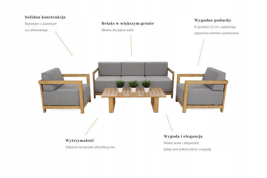 Комплект садових меблів HOME & GARDEN 109372 109372 фото
