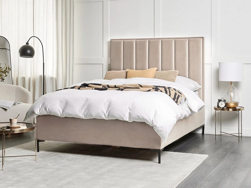 Спальний гарнітур Оксамит SEZANNE 160 x 200 см (EU King Size) Taupe 311451-500458 фото