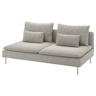 ИКЕА Трехмесная секция S&Ouml;DERHAMN, 893.056.15 Трехмесная секция, Виарп бежевый, коричневый 893.056.15 фото