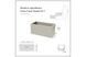 Садовий горщик Prosperplast Coro Case Sand 58 л 568985-2220553 фото 2