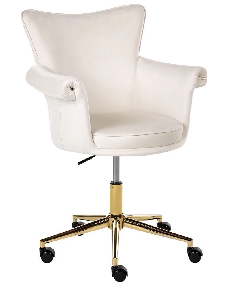 Настільний стілець VELENCIA Velvet Off-White 353929-722966 фото