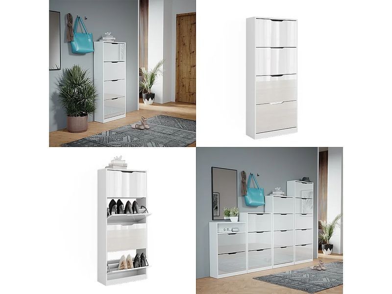 Обувь для чистки обуви белая/белая глянцевая 59x22x137 luca 4779025-0057935 фото