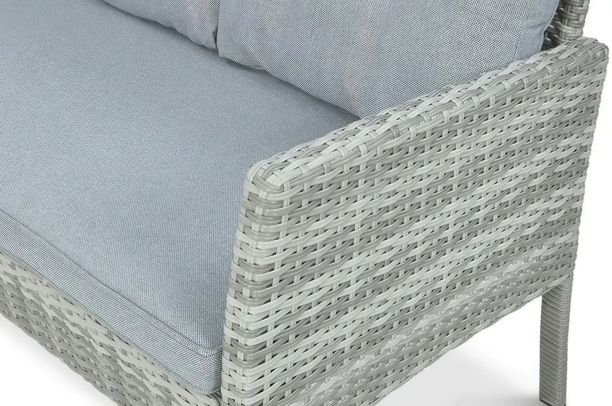 Комплект CORTINA из технораттана + пуфы цвета &laquo;дельфиний серый&raquo; 002027-9990588 фото