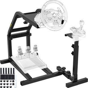 Підставка для керма VEVOR Racing Simulator для Logitech G29, G27, G25 Racing Wheel Pro Stand, кермо та педалі в комплект не входять. 2827-G29G27G25ZLYXZJ01V0 фото