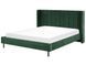 Ліжко оксамитове VILLETTE 180 x 200 см (EU Super King) Темно-зелене 290609-187862 фото