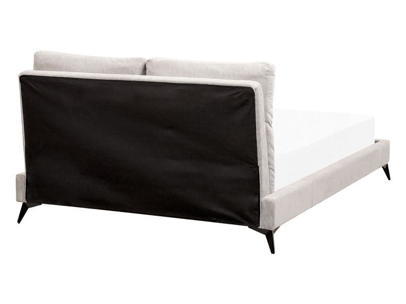 Ліжко Corduroy MELLE 140 x 200 см (EU Double) Світло-бежева 314646-421338 фото