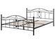 Ліжко металеве ANTLIA 160 x 200 см (EU King Size) Чорне 314930-59139 фото 4