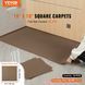 Килимові плитки VEVOR DIY, 457 x 457 мм, самоклеючі, м'які, з підкладкою, для спальні та вітальні (упаковка з 10 штук, темно-коричневі). 12789-ZZFKDT1818SZ9DKX7V0 фото 2