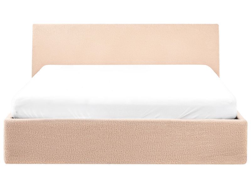 Пуф-ліжко букле ORBEY 140 x 200 см (EU Double) бежевий 342275-595242 фото